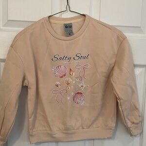 NIP GIRLS FLEECED SWEATSHIRT SZ 8 yrs old. GREAT FREE GIFTS W/ EVERY PURCHASE